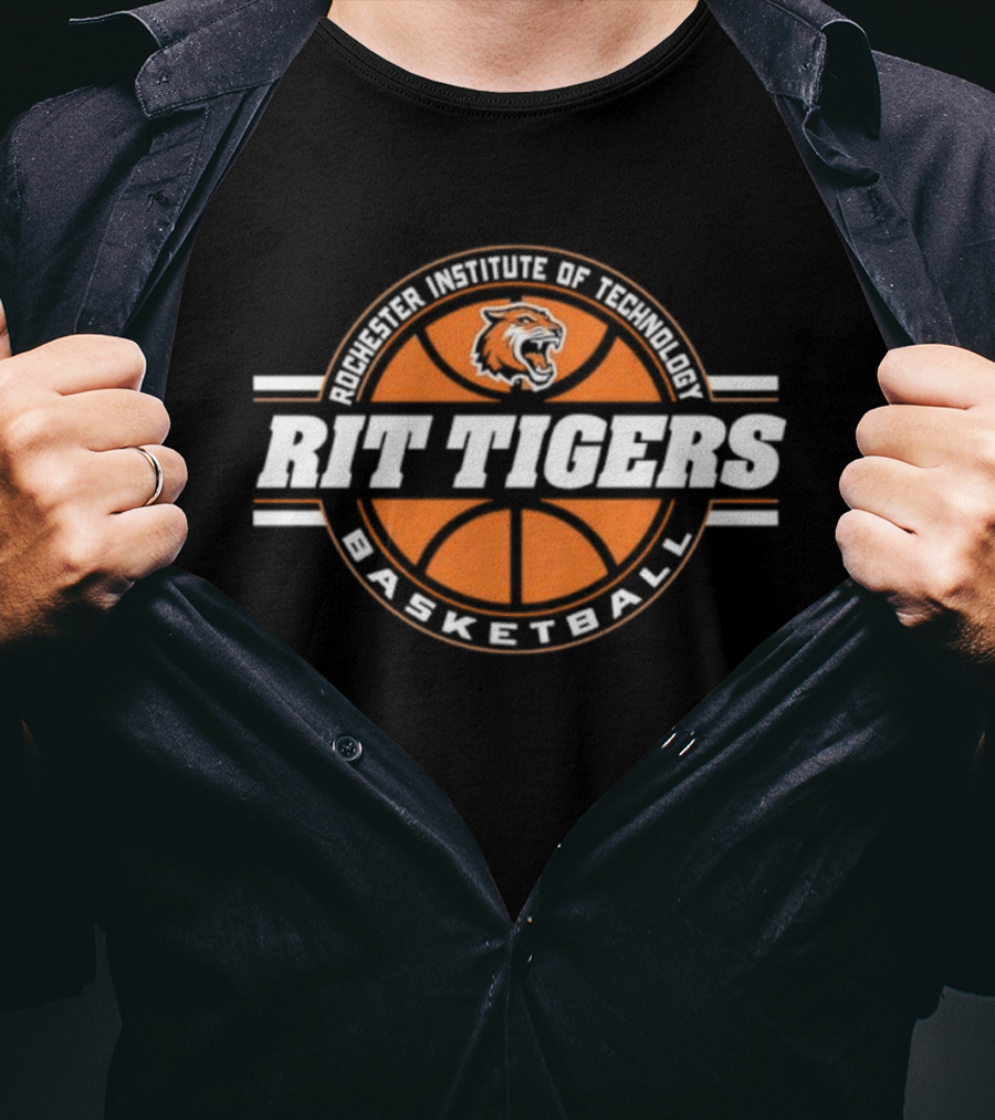 RIT Tigers Rochester Institute Of Technology Basketball Logo T-Shirt