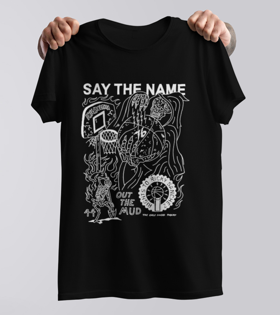Say The Name Out The Mud Rights To Ricky Sanchez Heavyslime 1776 T-Shirt