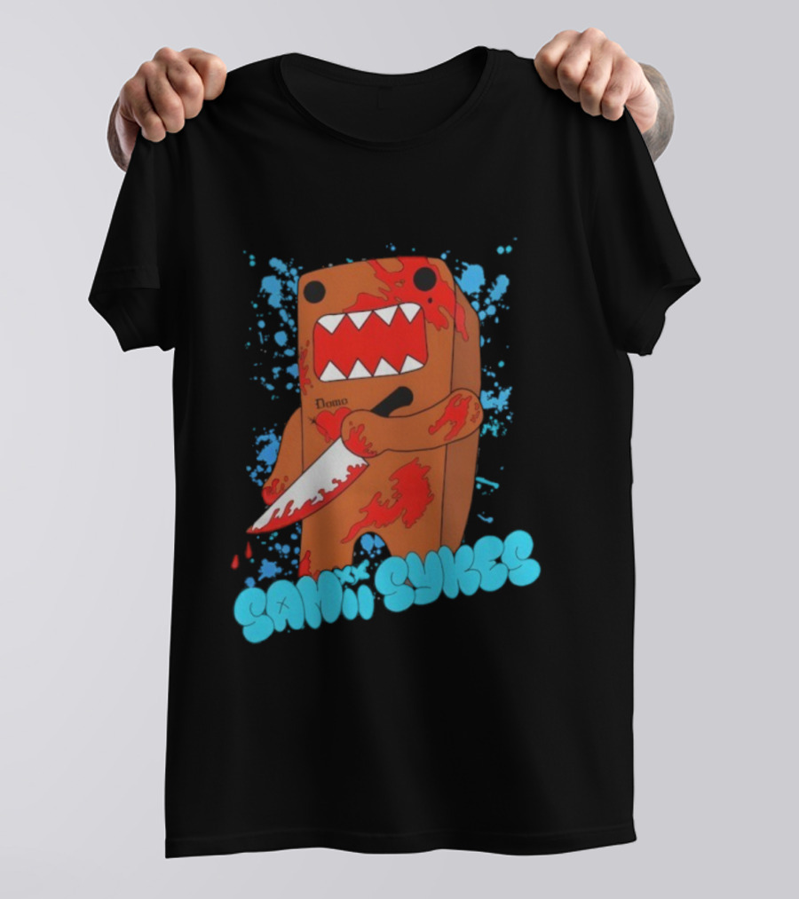 Sami Smyers Domo Knife Blood Splatter T-Shirt