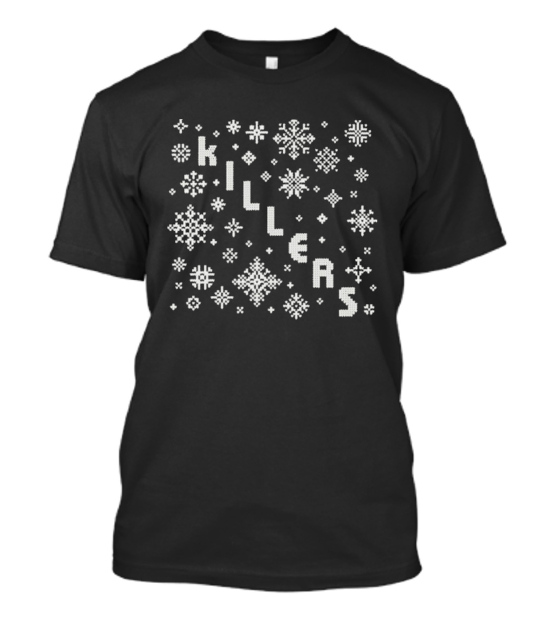 Killers Holiday Snowflake Christmas Pattern T-Shirt