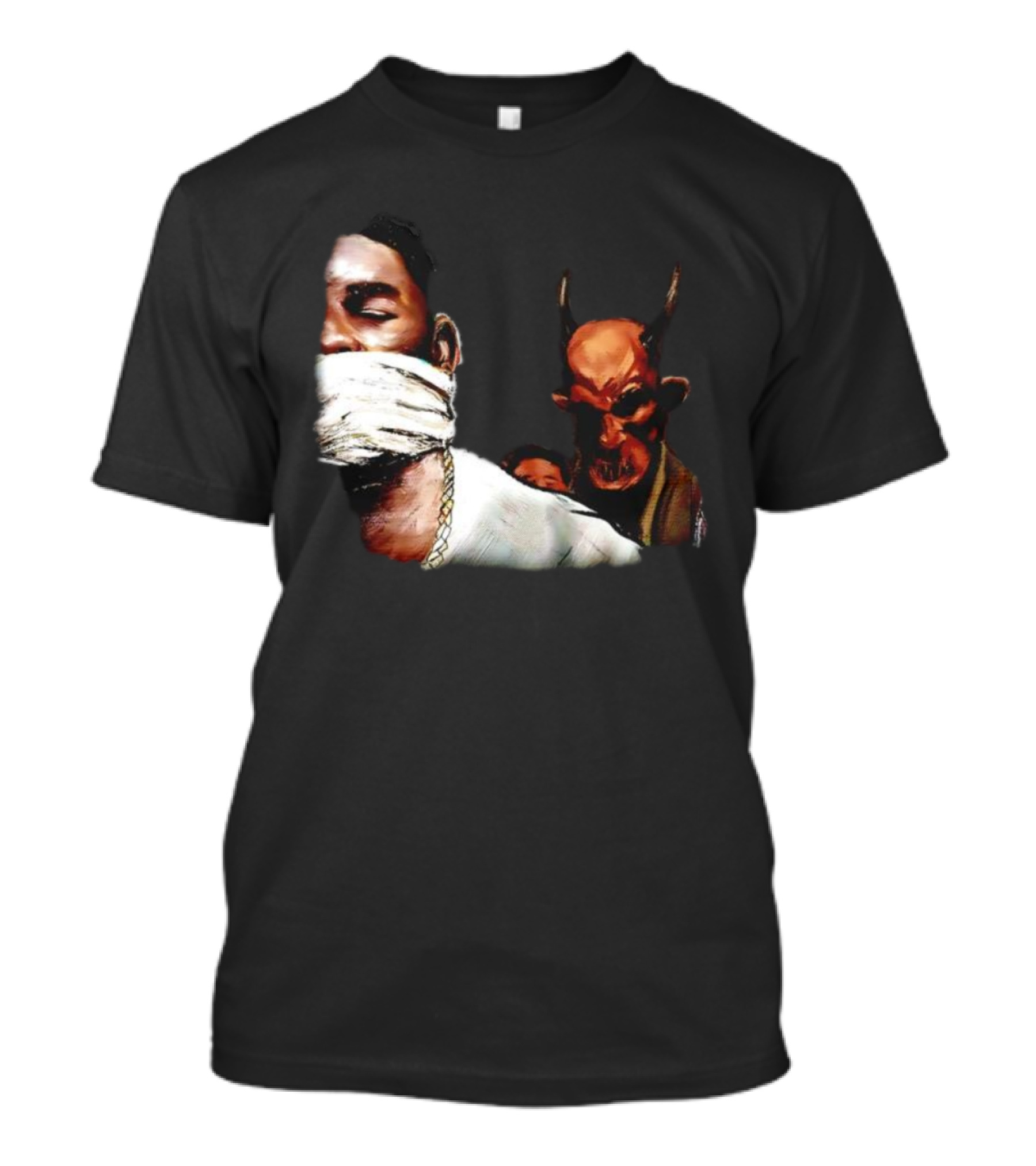 The Uncomfortable Truth Ransom Conductor Williams Devil On Shoulder Artwork T-Shirt