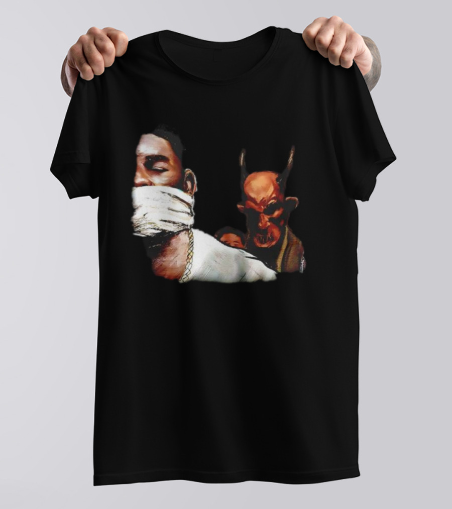 The Uncomfortable Truth Ransom Conductor Williams Devil On Shoulder Artwork T-Shirt