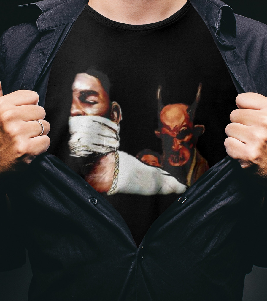 The Uncomfortable Truth Ransom Conductor Williams Devil On Shoulder Artwork T-Shirt