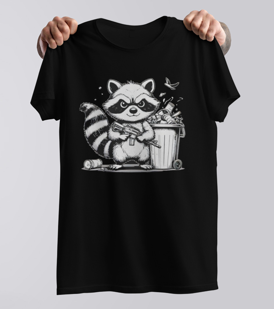 Tiberius The Trash Panda Armed With Quirk And Mischief T-Shirt