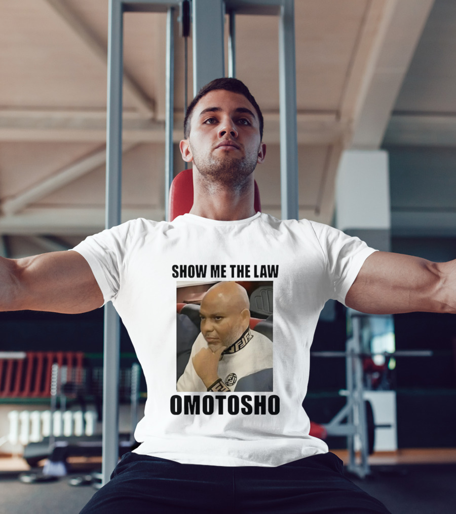 2025 Show Me The Law Omotosho Meme Bald Man Thinking T-Shirt