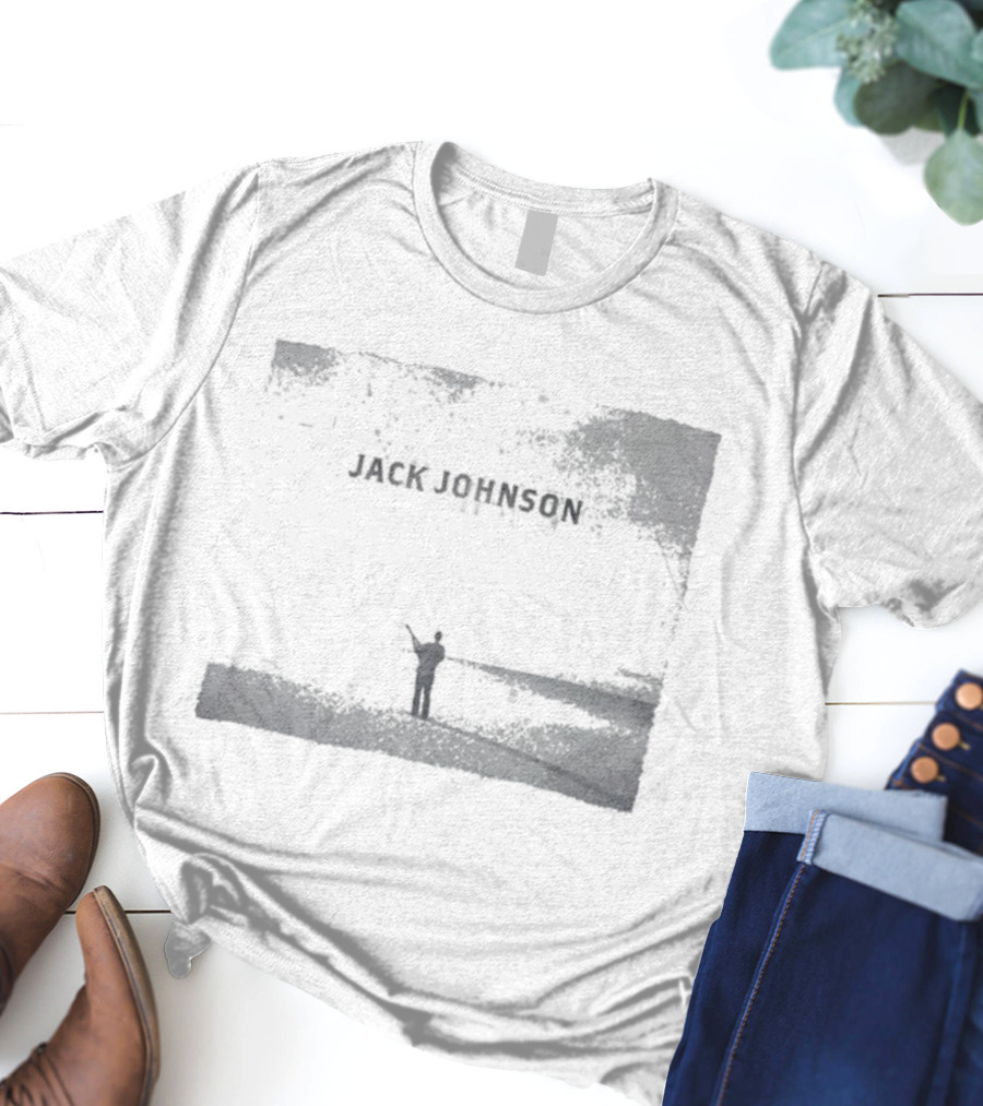 Jack Johnson Meet The Moonlight North America Tour 2022 Surfer Silhouette T-Shirt