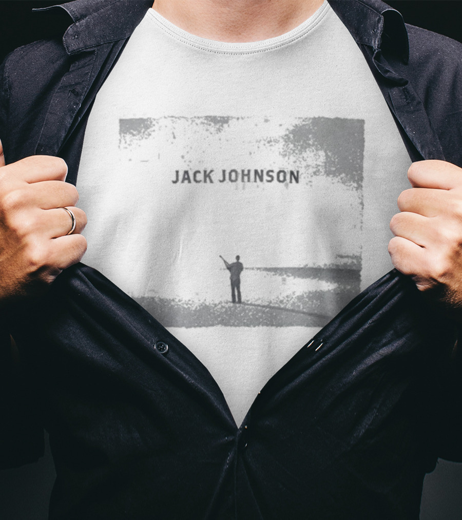 Jack Johnson Meet The Moonlight North America Tour 2022 Surfer Silhouette T-Shirt