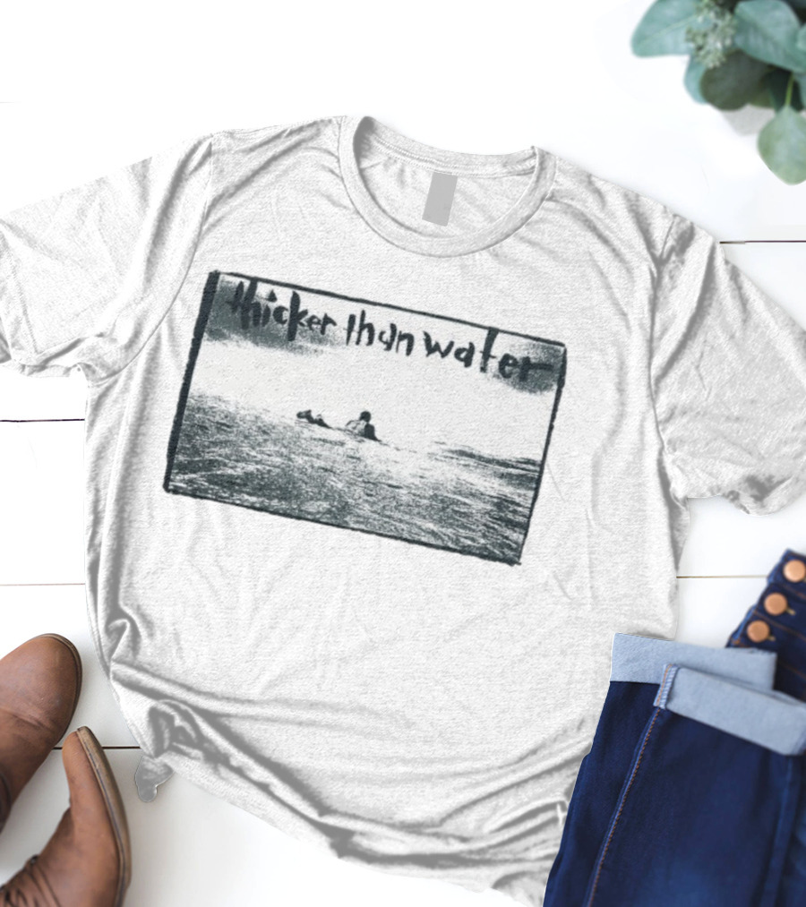 Jack Johnson Thicker Than Water Surfing Ocean Scene T-Shirt