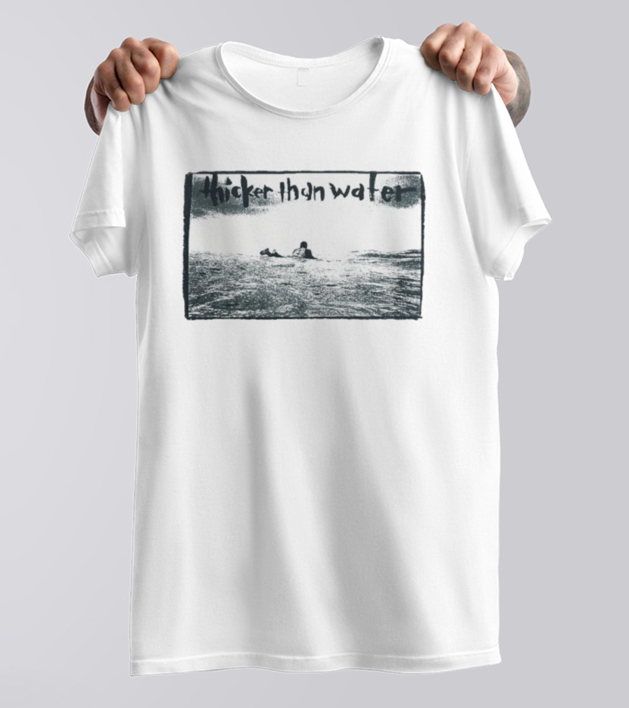 Jack Johnson Thicker Than Water Surfing Ocean Scene T-Shirt