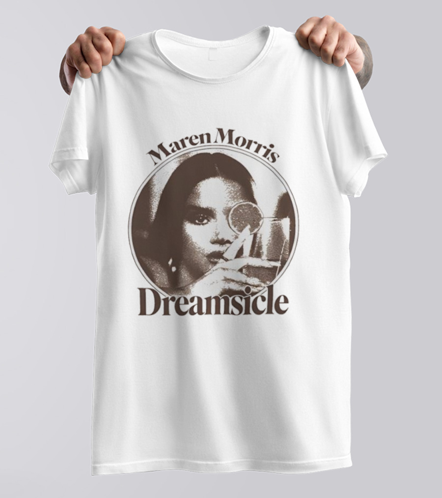 Maren Morris Dreamsicle Album Cover Black And White Portrait Image T-Shirt
