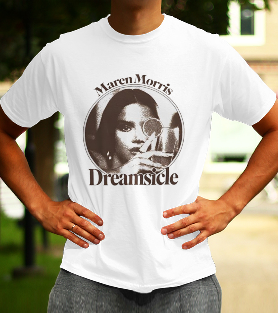 Maren Morris Dreamsicle Album Cover Black And White Portrait Image T-Shirt