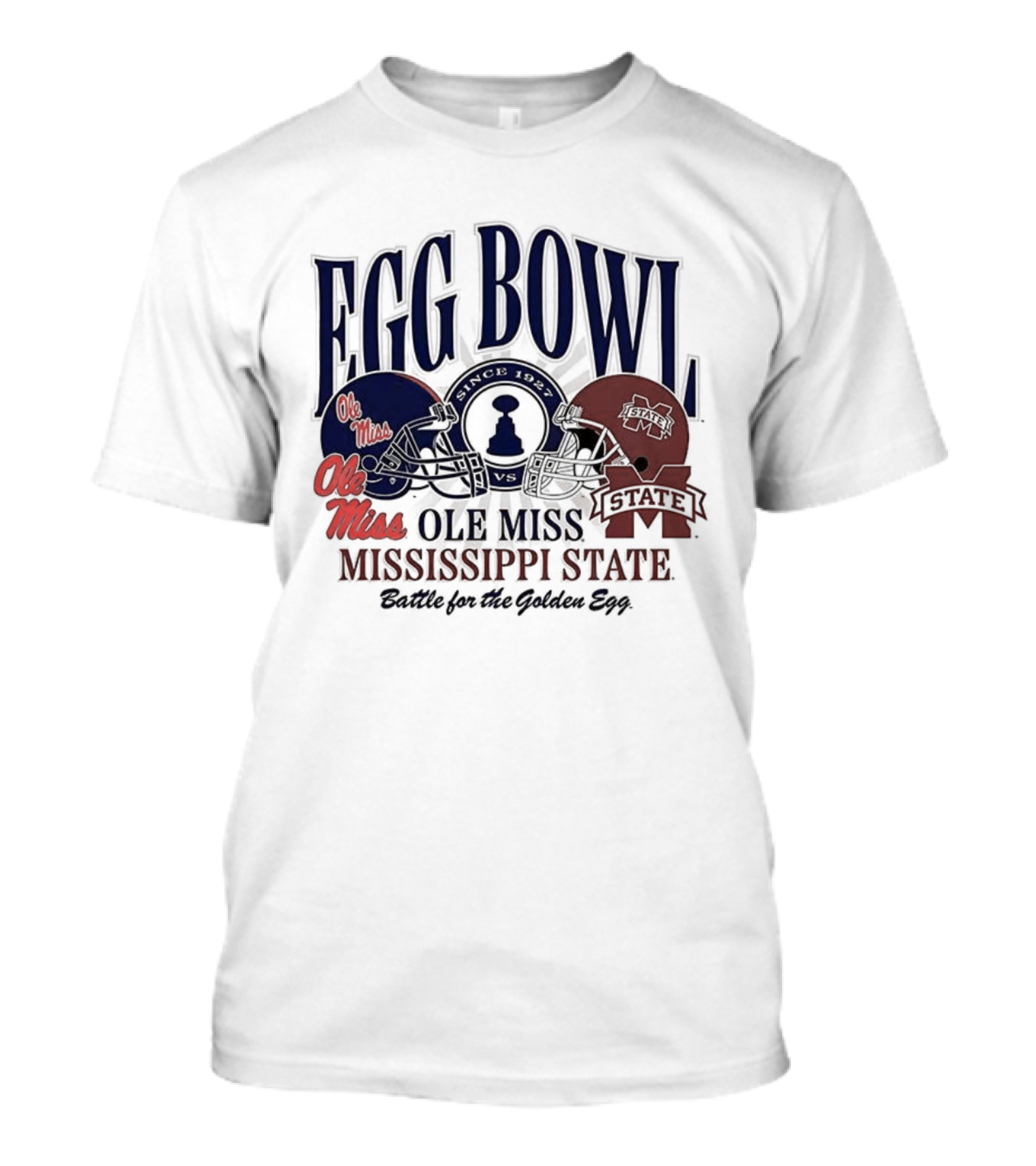 Ole Miss Vs Mississippi State Egg Bowl Rivalry Battle For The Golden Egg T-Shirt