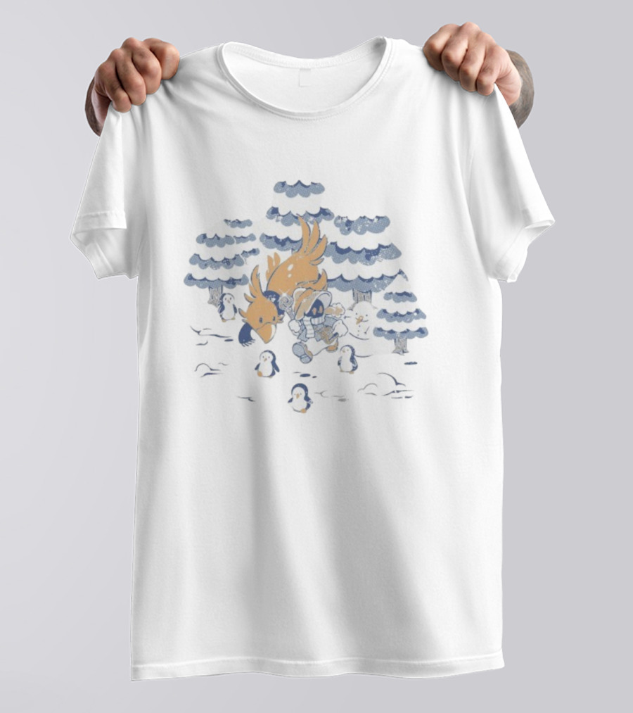 Pop Culture Wizard Winter Wonderland Adventure Chocobo And Vivi Inspo T-Shirt