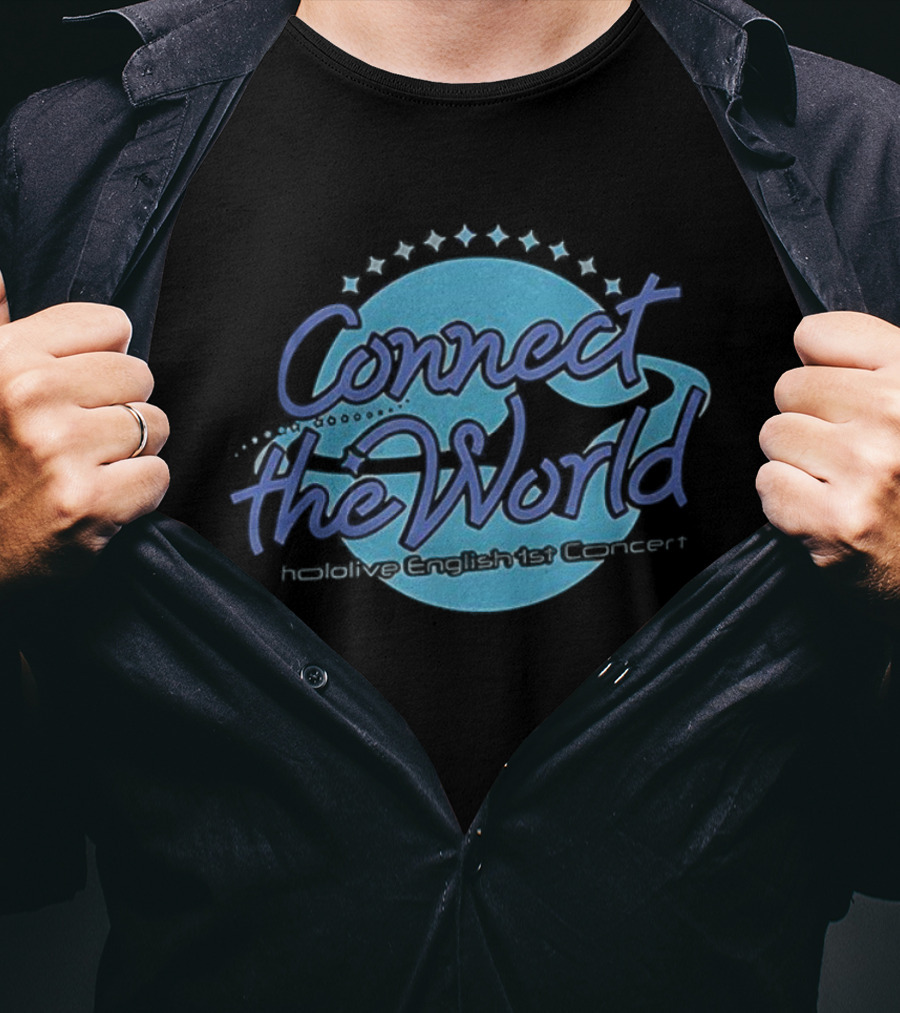 Connect The World Hololive English 1st Concert 2023 T-Shirt