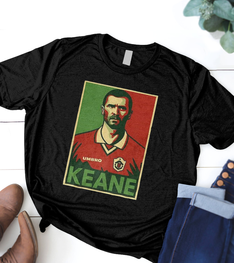 Roy Keane Umbro Football Icon T-Shirt