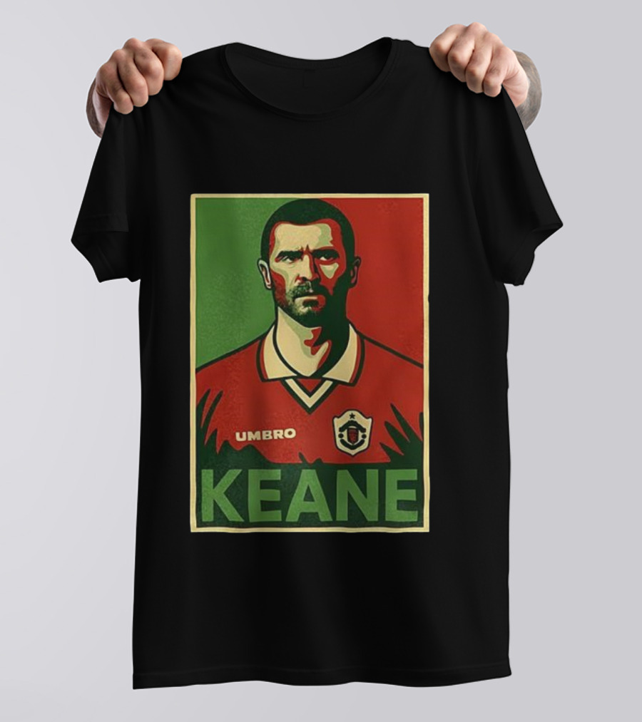 Roy Keane Umbro Football Icon T-Shirt