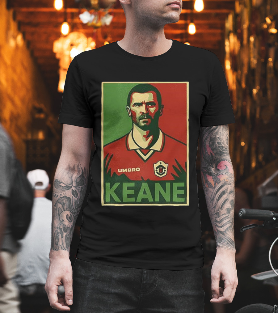 Roy Keane Umbro Football Icon T-Shirt