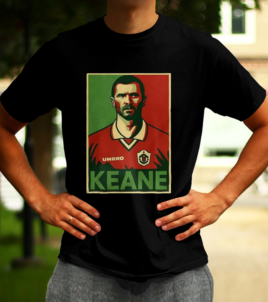 Roy Keane Umbro Football Icon T-Shirt