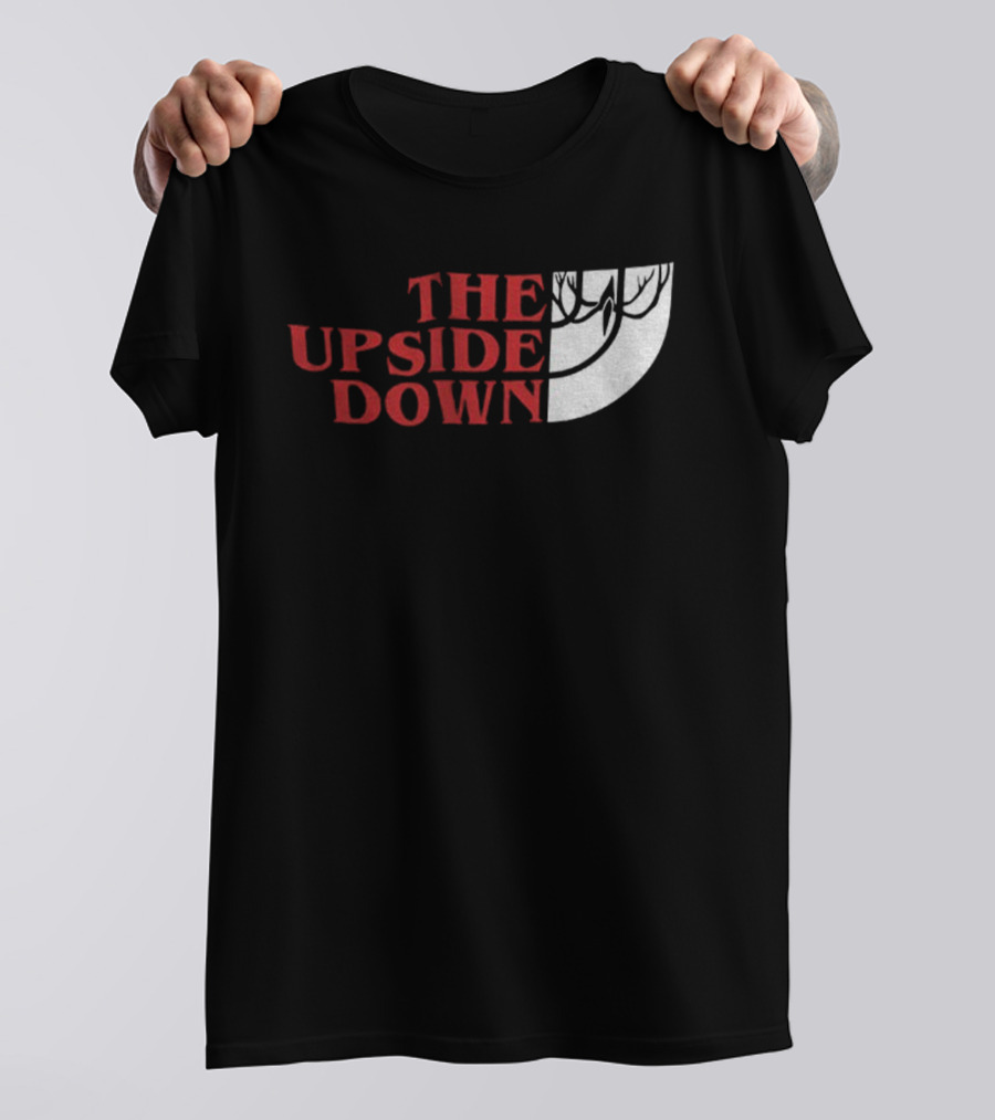 The Upside Down Stranger Things North Face Style T-Shirt