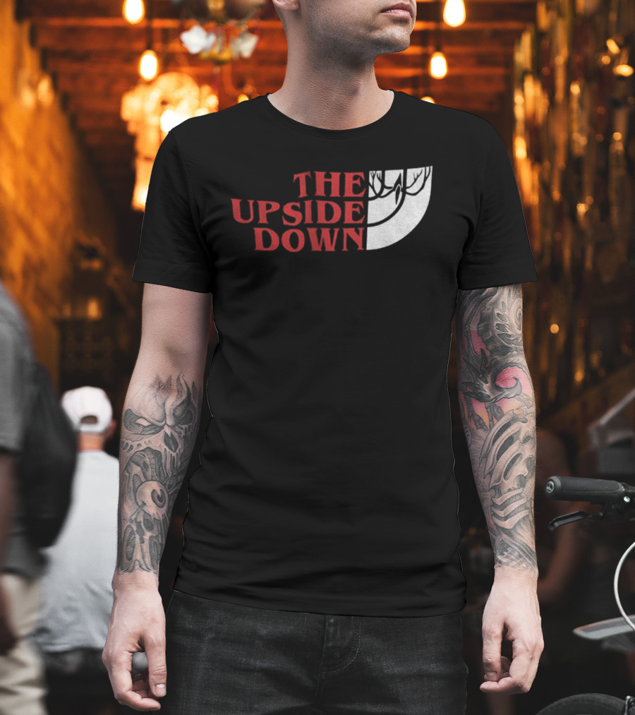 The Upside Down Stranger Things North Face Style T-Shirt