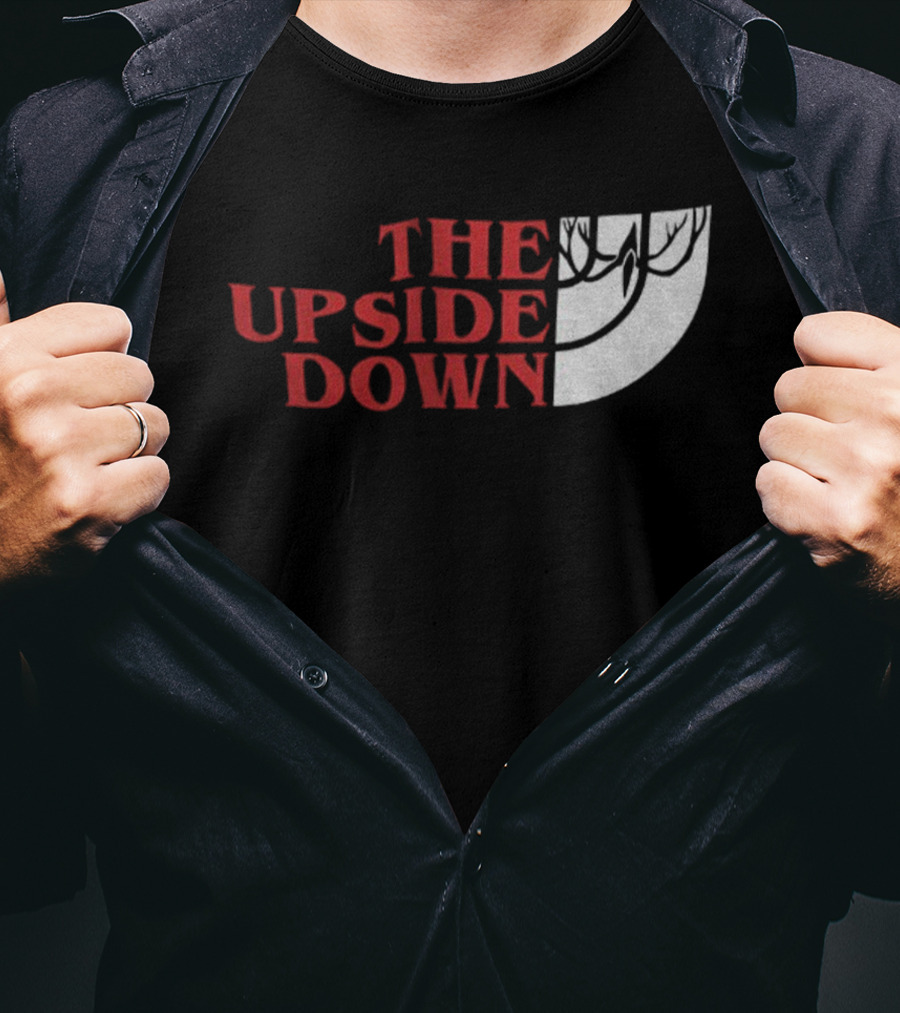 The Upside Down Stranger Things North Face Style T-Shirt