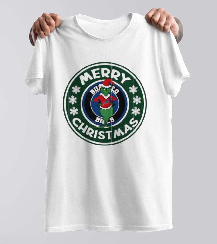 Buffalo Bills Merry Christmas Grinch T-Shirt