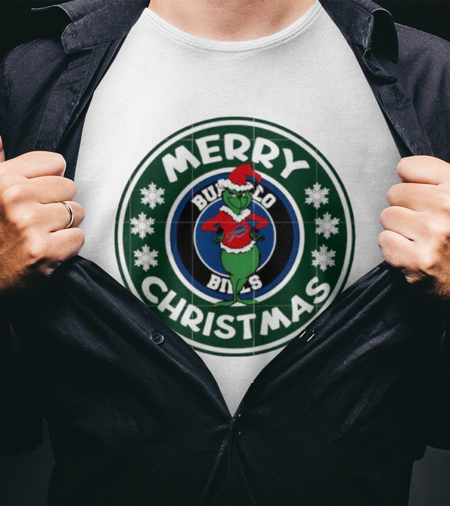 Buffalo Bills Merry Christmas Grinch T-Shirt