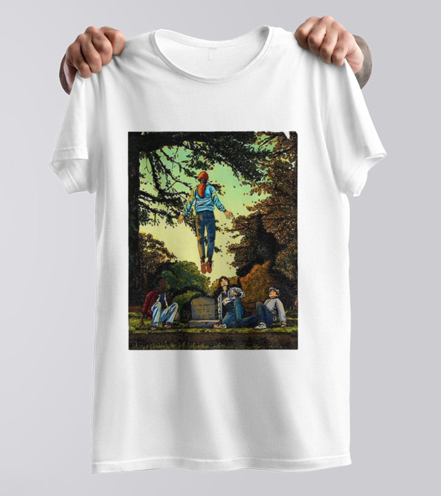 Running Up That Hill Max Friends Scene 80s Adventure T-Shirt
