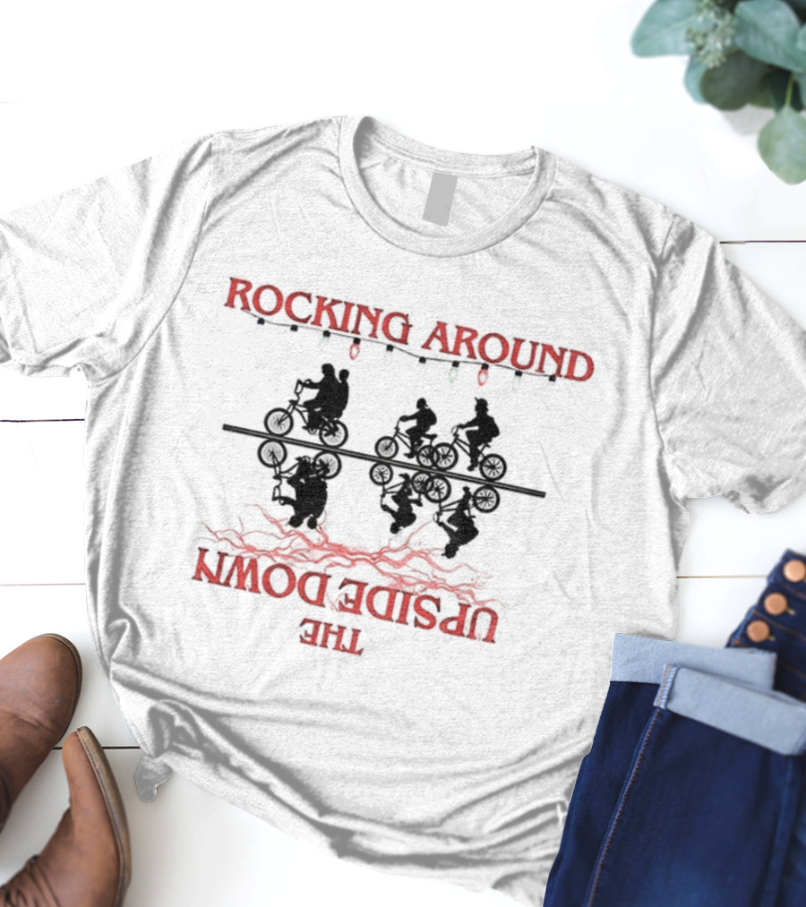 Rocking Around The Upside Down Stranger Things Christmas Sweater T-Shirt