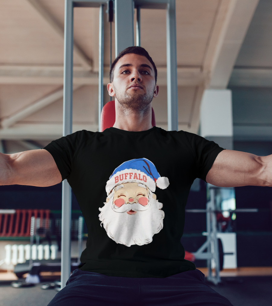 Buffalo Bills Merry Christmas Santa 2025 T-Shirt