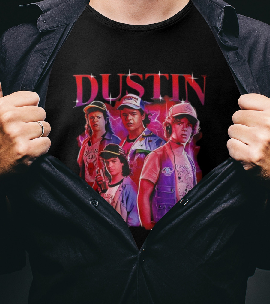 Dustin Henderson Stranger Things Hellfire Club Series T-Shirt