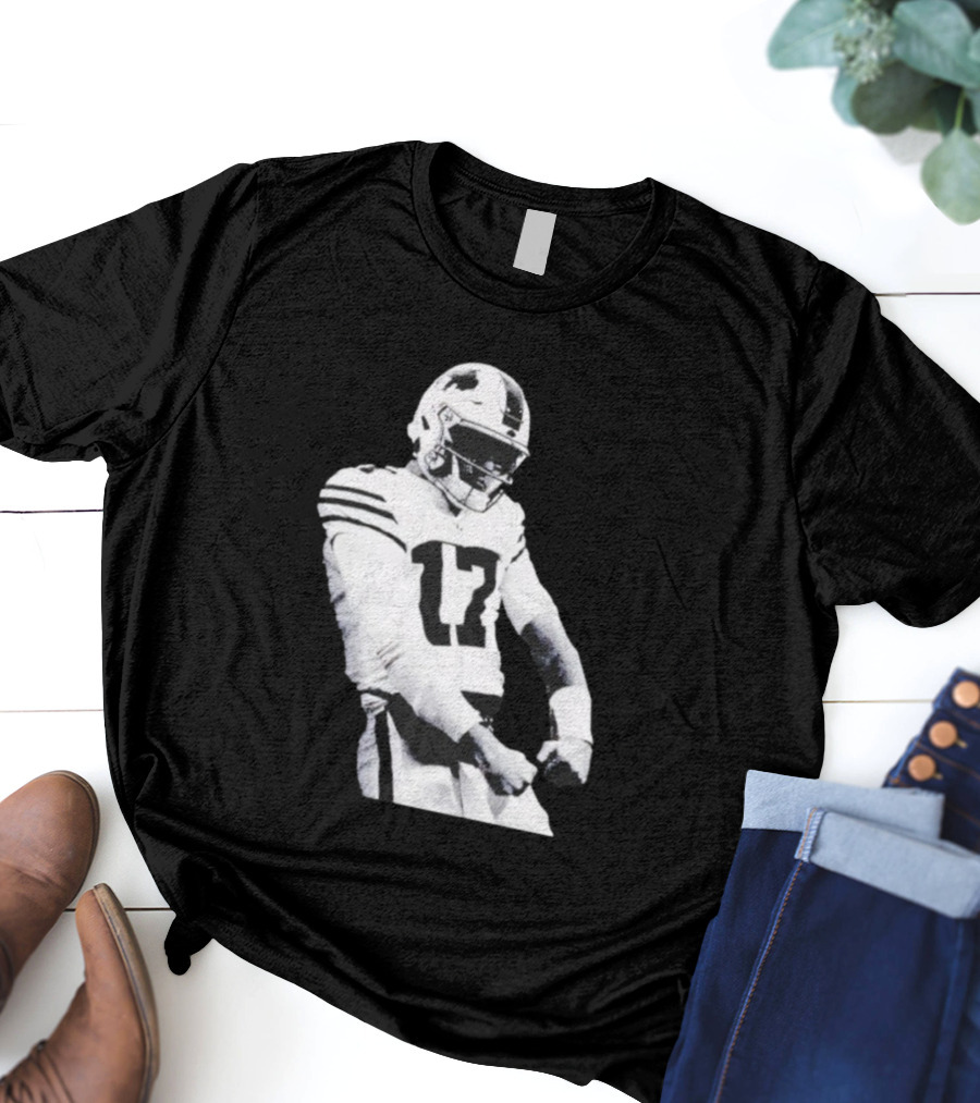 Buffalo Bills Flex Hey-ey-Ey-ey Number 17 Football Celebration T-Shirt