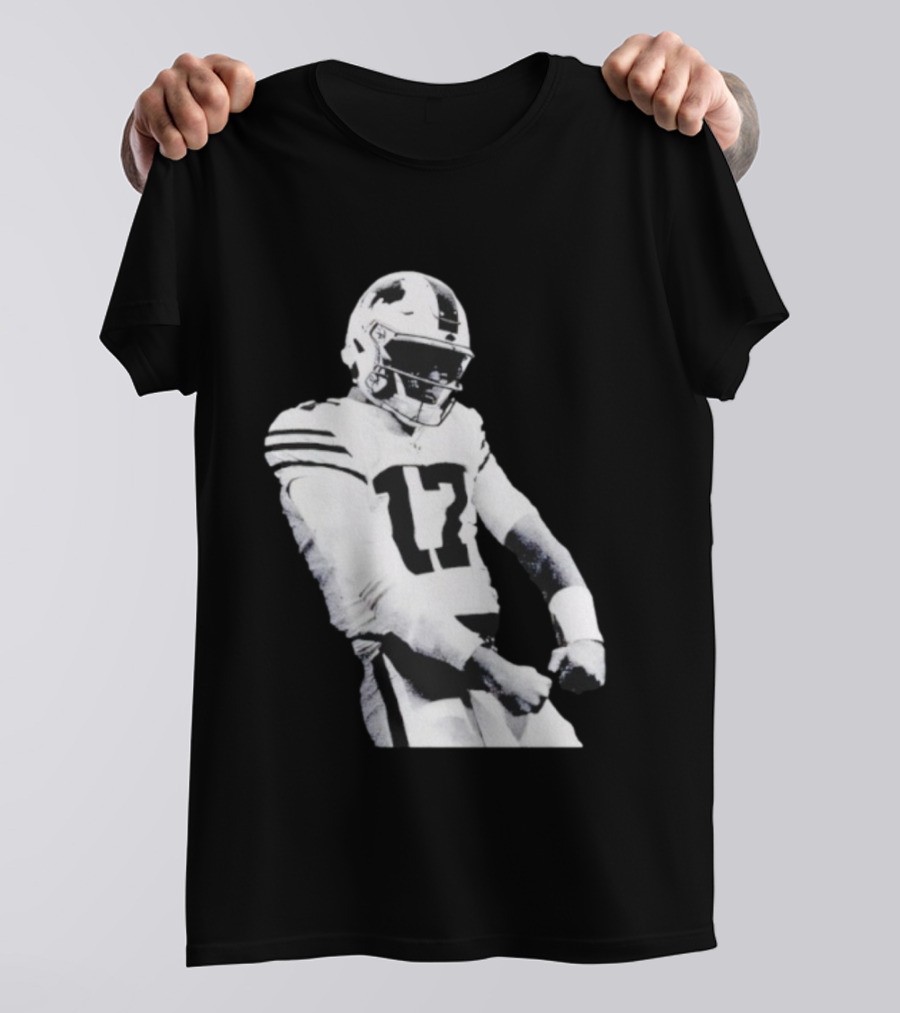 Buffalo Bills Flex Hey-ey-Ey-ey Number 17 Football Celebration T-Shirt