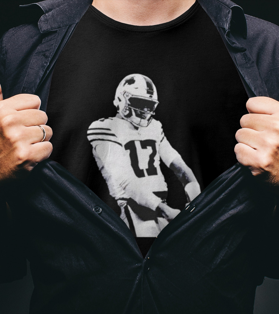 Buffalo Bills Flex Hey-ey-Ey-ey Number 17 Football Celebration T-Shirt