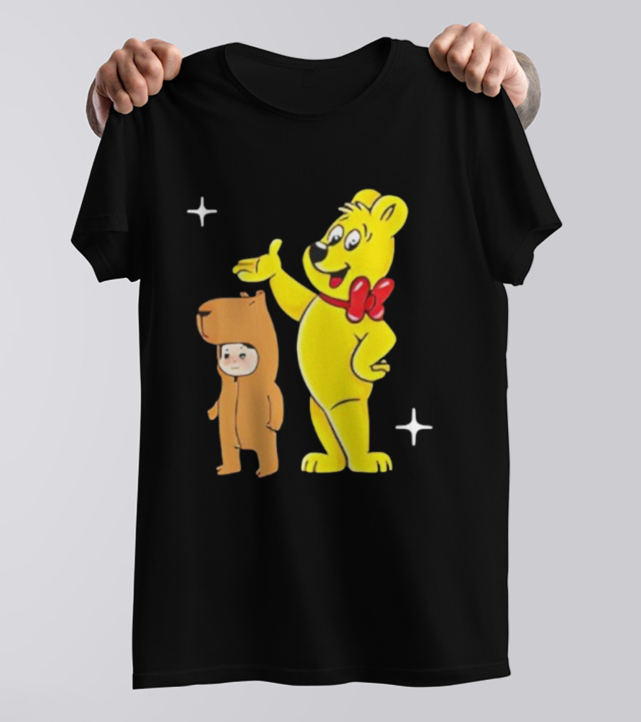Jennie Haribo Goldbear Mascot Cute Character Design T-Shirt