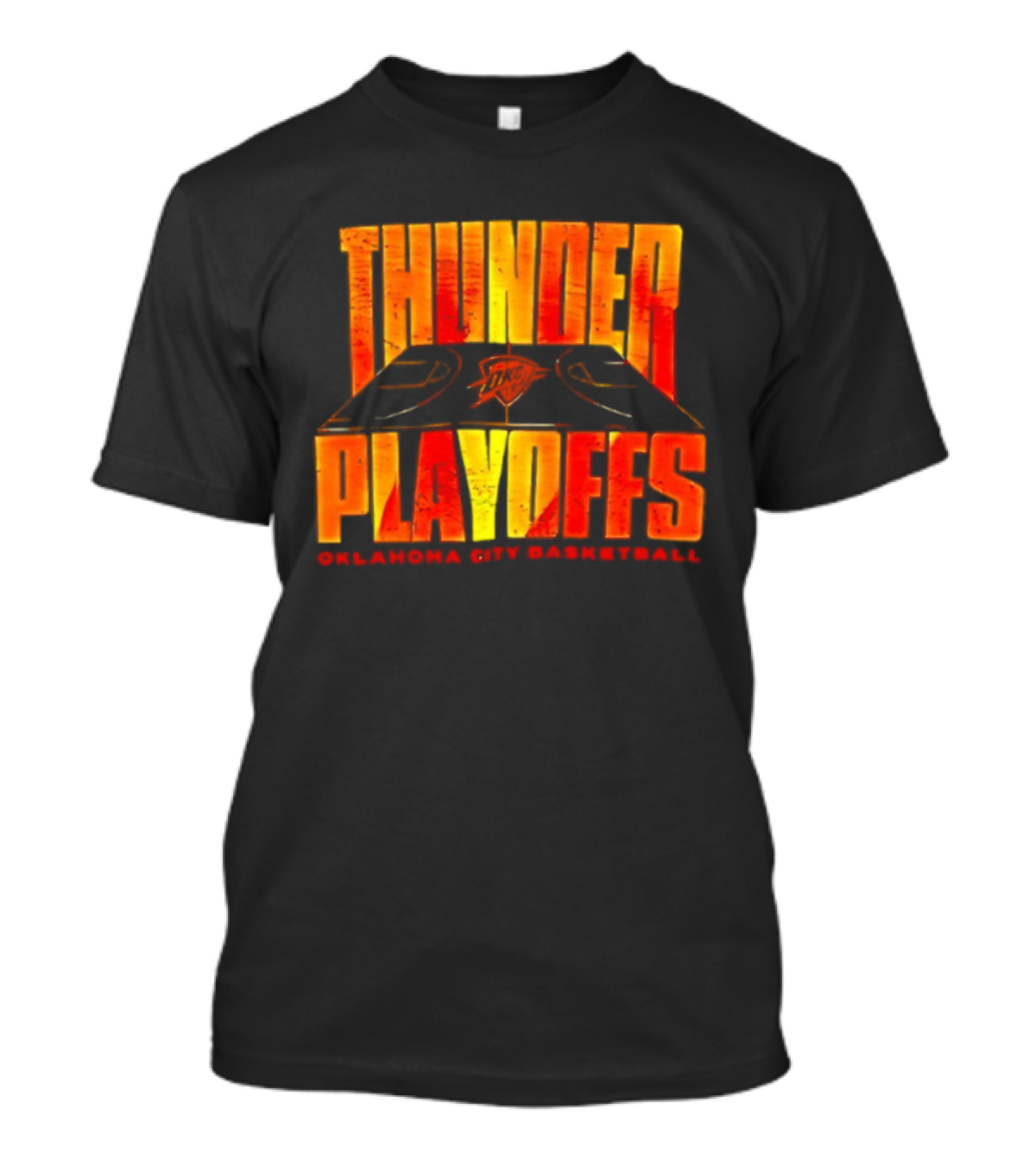Thunder Playoffs Oklahoma City Basketball Team Fan Gear T-Shirt