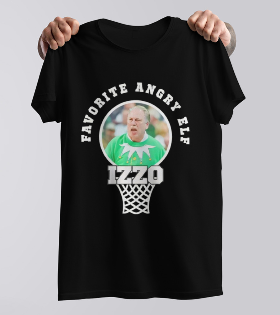 Favorite Angry Elf Izzo Basketball Coach Green Outfit T-Shirt
