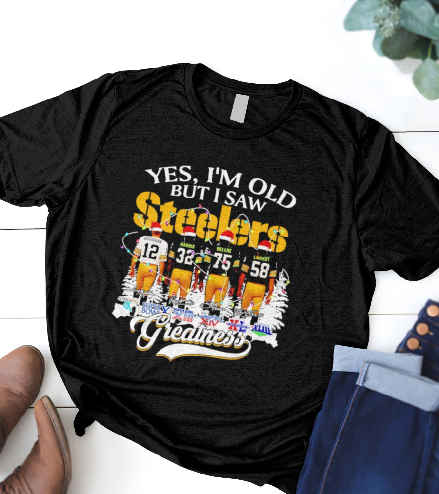 Yes I'm Old But I Saw Steelers Super Bowls Greatest T-Shirt