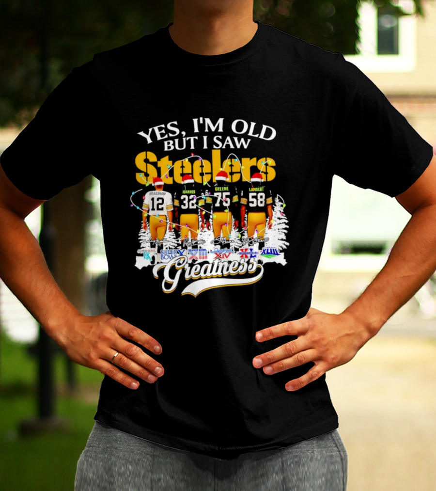 Yes I'm Old But I Saw Steelers Super Bowls Greatest T-Shirt