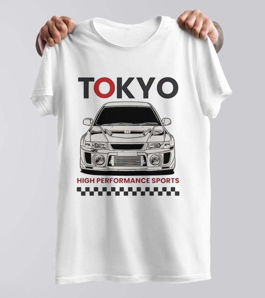 Tokyo High Performance Sports Japanese Car Models T-Shirt