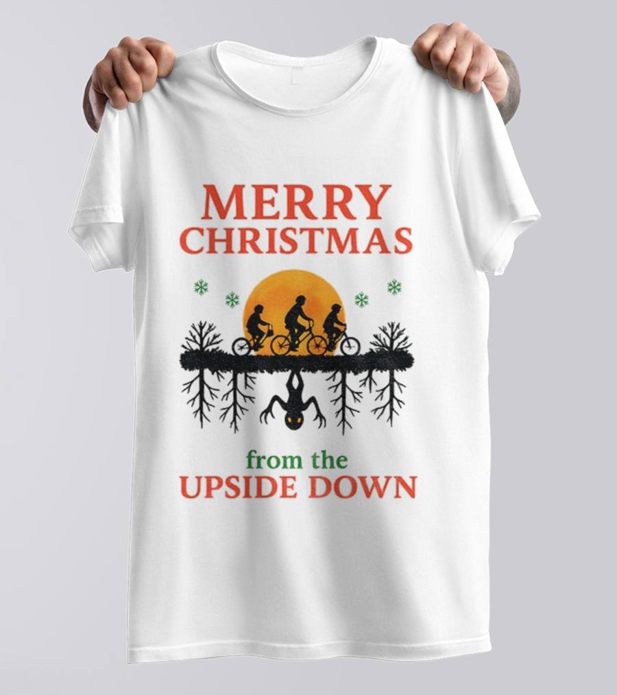 Merry Christmas From The Upside Down Stranger Things T-Shirt