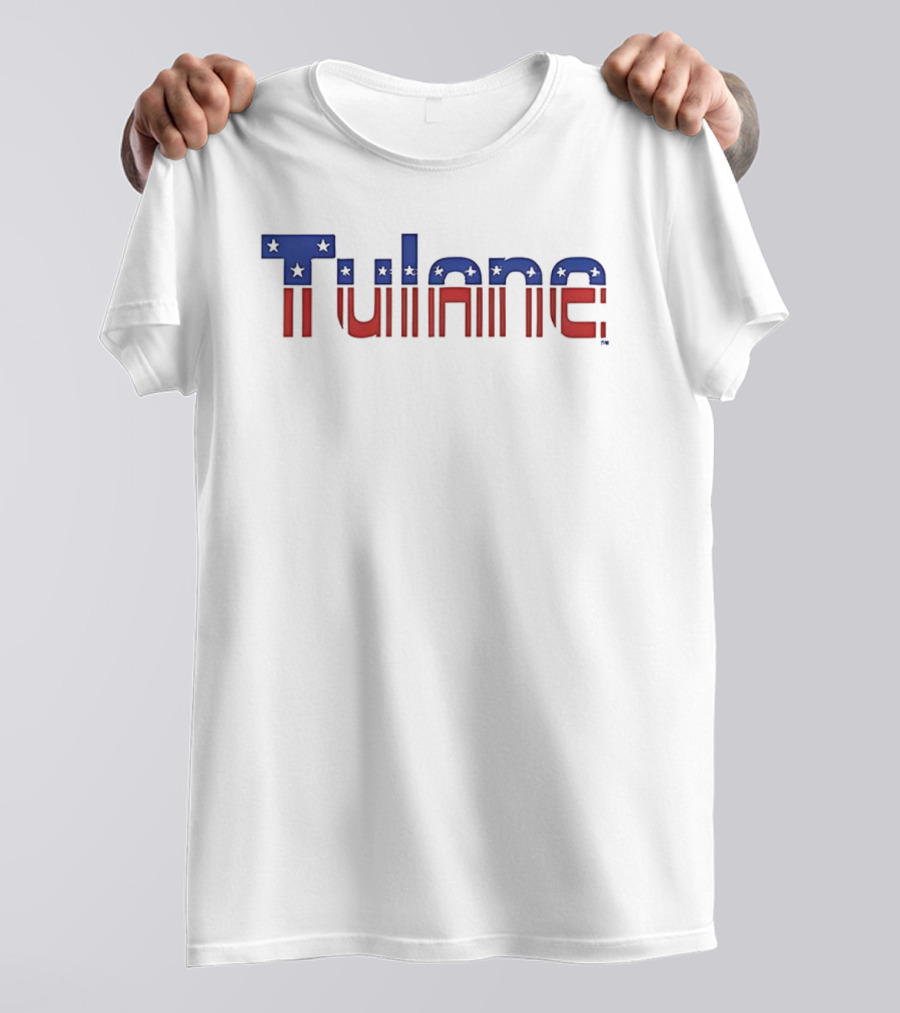 Victor Argo Tulane Retro Distressed Style T-Shirt