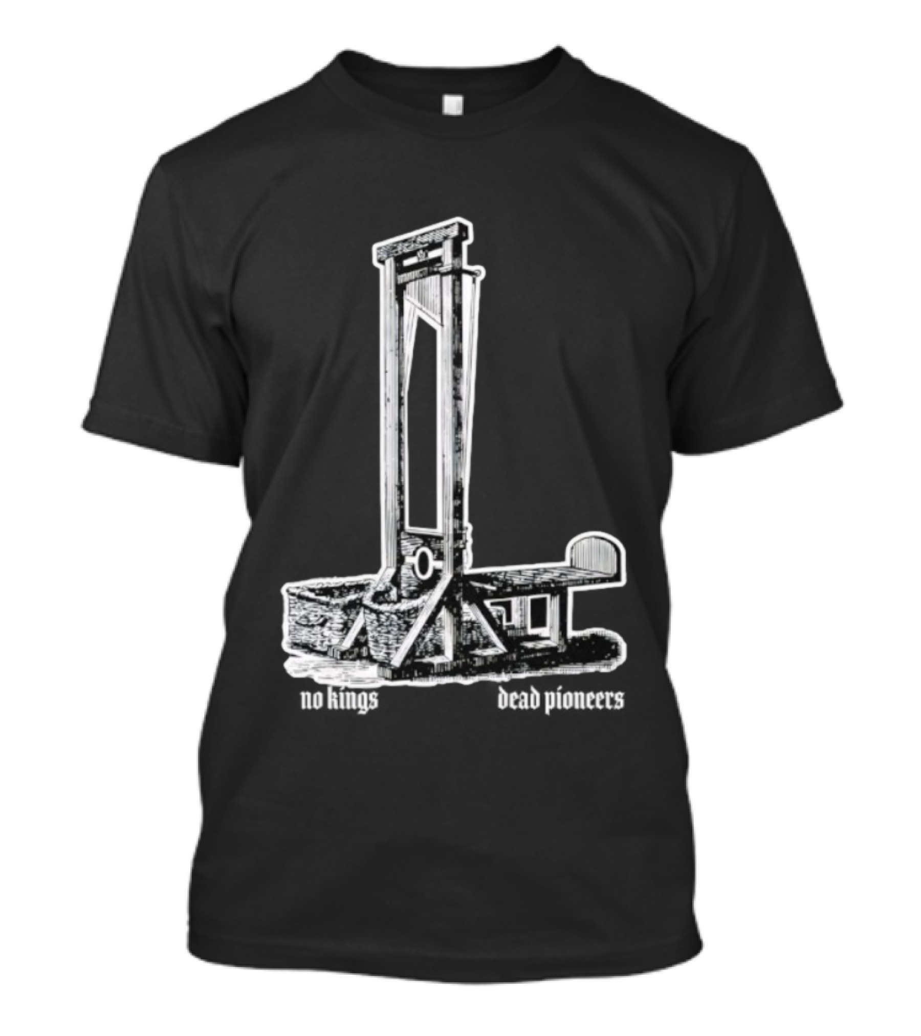 Guillotine Vinyl No Kings Dead Pioneers T-Shirt