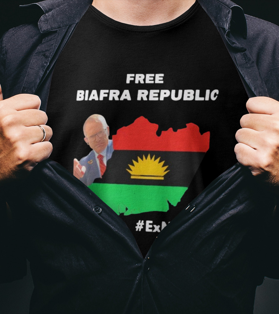 Free Biafra Republic ExNigeria Gunther Fehlinger Movement T-Shirt