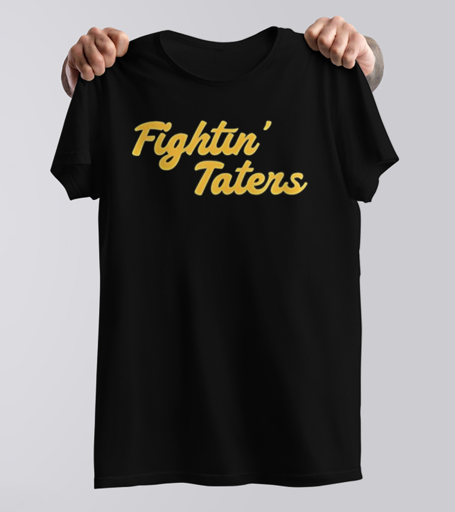 Idaho Vandals Fightin’ Taters Vintage-Style Text T-Shirt