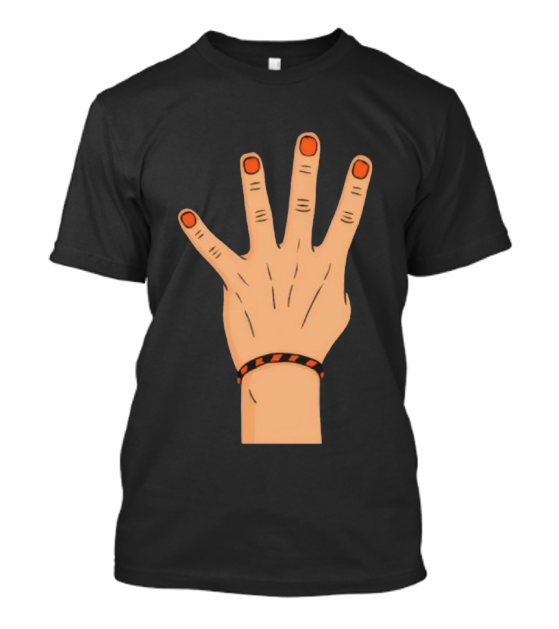 King Of The 4th Hand Four Finger Basketball Playoff Champion T-Shirt