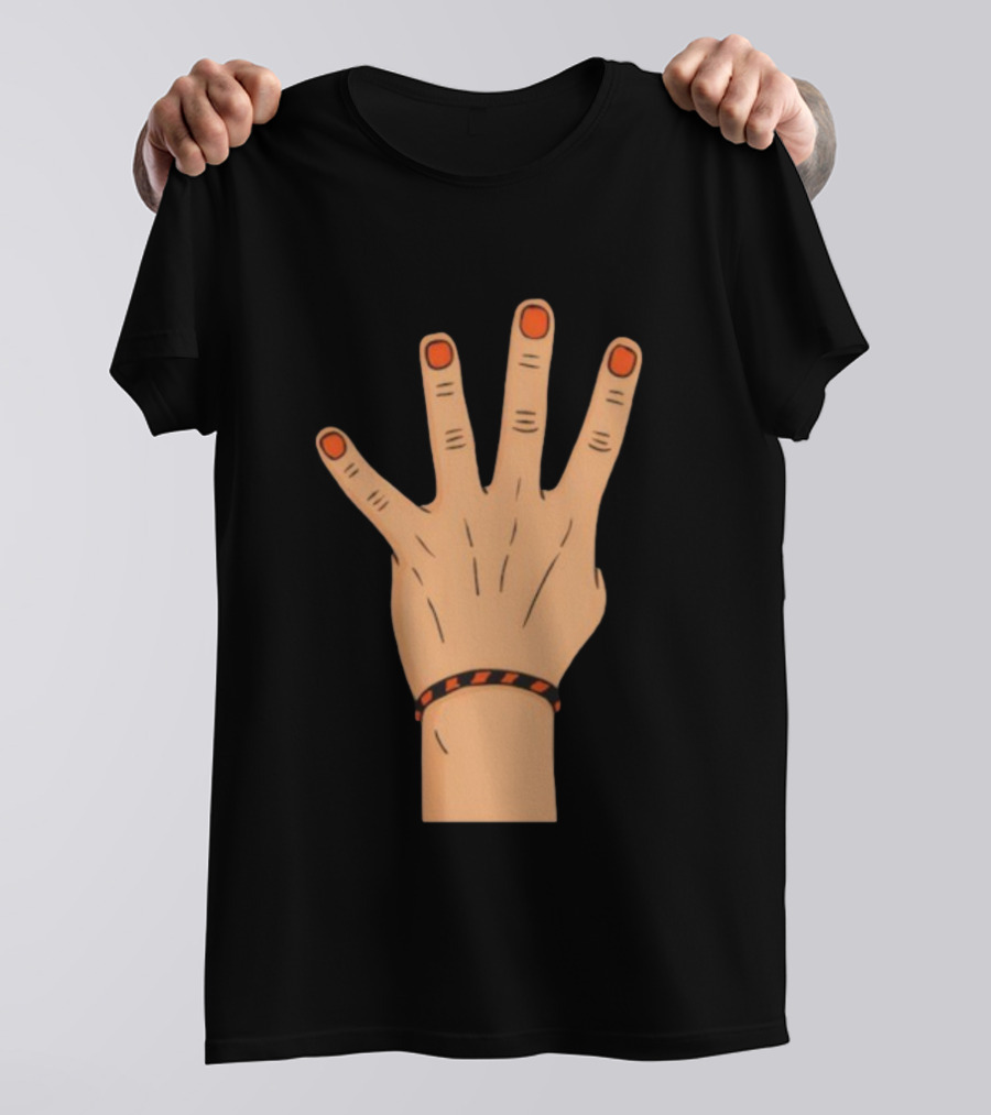 King Of The 4th Hand Four Finger Basketball Playoff Champion T-Shirt