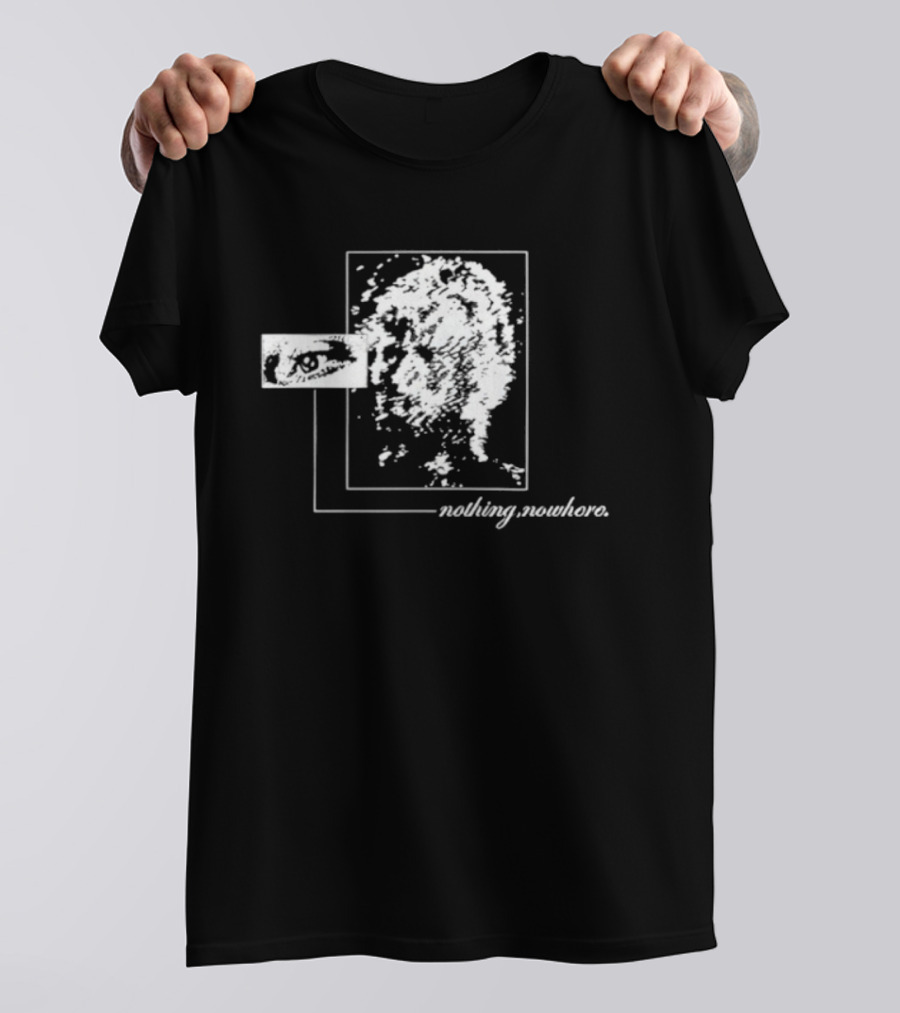 Nothing Nowhere Skull Irish Eye Albino Black Sclera T-Shirt