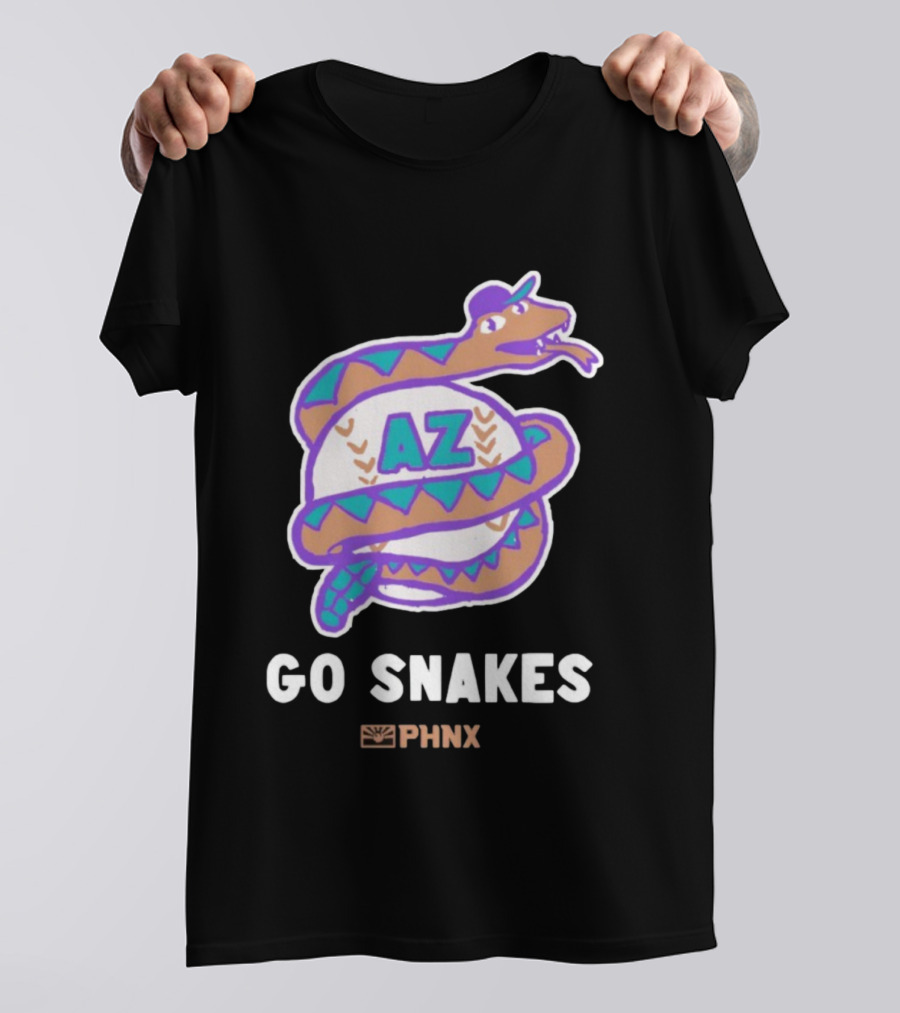 AZ Go Snakes PHNX Arizona Diamondbacks Baseball T-Shirt