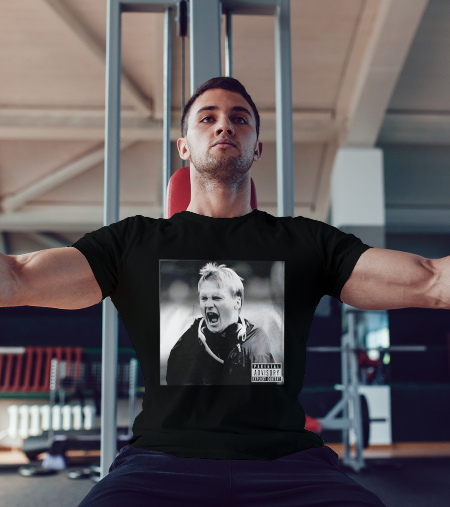 Coach Gruden Parental Advisory Explicit Content Album Cover T-Shirt